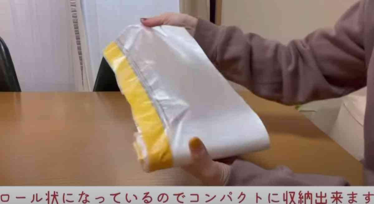 ダイソーのひも付きゴミ袋の収納